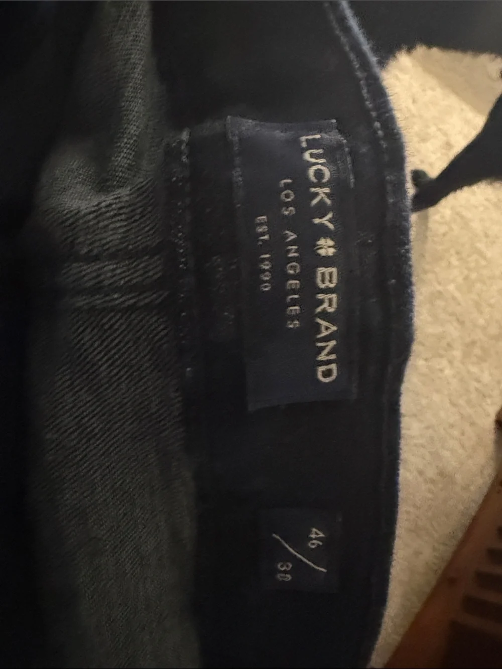 Lucky Brand Men’s Navy Athletic Fit Jeans